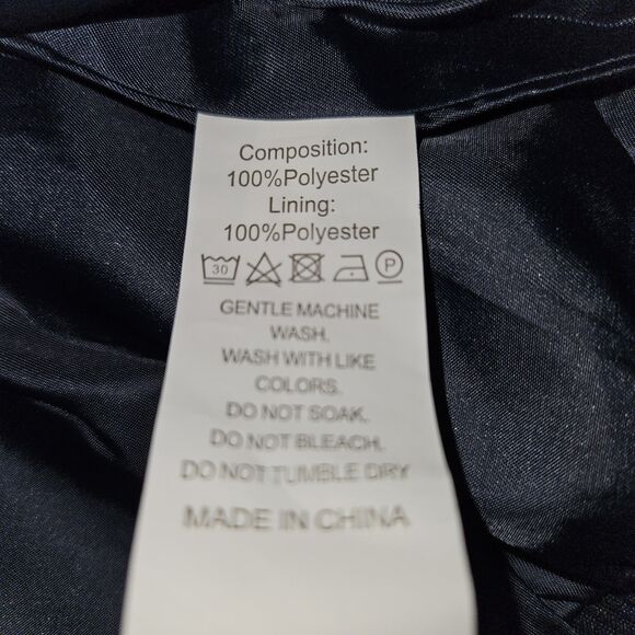 Amy Babe Women’s L Cropped Bomber / Varsity Shacket Jacket – Street / Athleisure - Picture 6 of 10